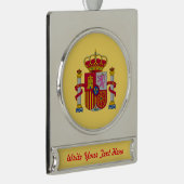 Spaanse jas verzilverd banner ornament (Rechts)