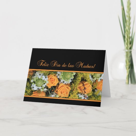 Spaanse kaart voor roos Moederdag (Voorkant)
