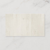 Spaanse kalligrafie-bruiloft Website Informatiekaartje (Achterkant)