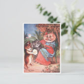 Spaanse kat van Louis Wain Briefkaart (Staand voorkant)
