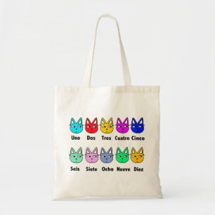 Spaanse katten tellen tote bag