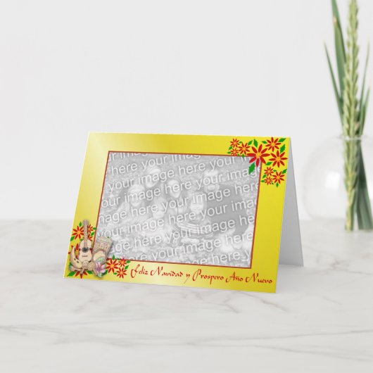 Spaanse kerst Kaart (Voorkant)