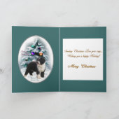 Spaanse kerstcadeautjes voor waterhonden feestdagen kaart (Binnen)