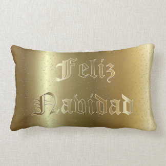 Spaanse kerstgouden lumbar Pillow Kussen