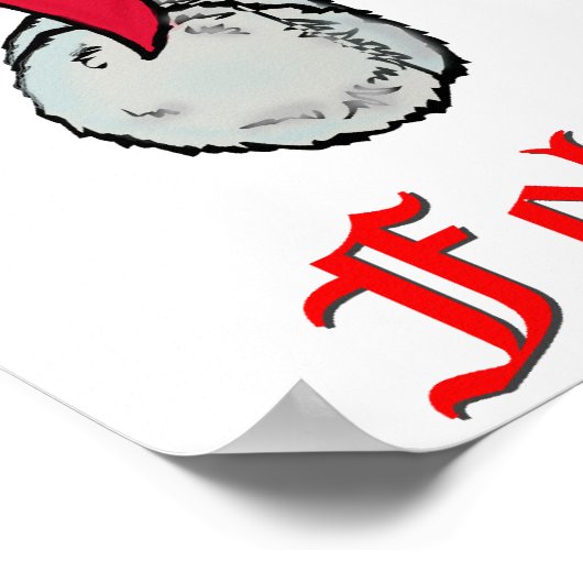 Spaanse kerstman poster (Hoek)