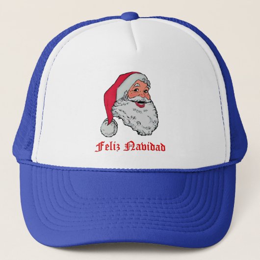 Spaanse kerstman trucker pet (Voorkant)