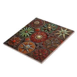 Spaanse Kersttraditie Handverf Terracotta Tegeltje
