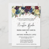 Spaanse kerstwinter Nuestra Boda Kaart (Voorkant)