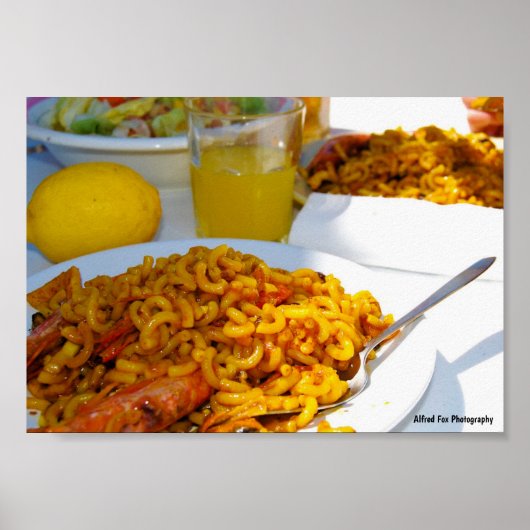 Spaanse keuken setting poster (Voorkant)