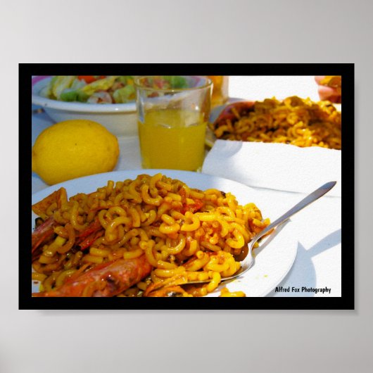 Spaanse keuken setting poster (Voorkant)