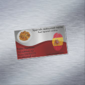 Spaanse keuken visitekaartje magneet (Voorbeeld)