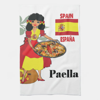 Spaanse keukenhanddoek - Paella