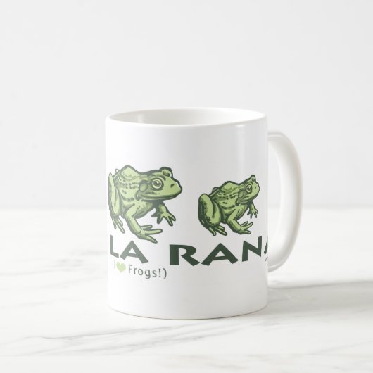 Spaanse kikker - I Love Frogs Mok (Voorkant rechts)