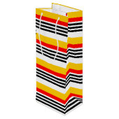 Spaanse Klassieke Stripe Multi-wine Wijn Cadeautas (Achterkant Gekanteld)