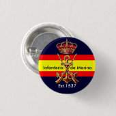 Spaanse Koninklijke Marines Ronde Button 3,2 Cm (Voorkant /achterkant)