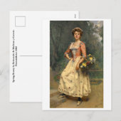 Spaanse kunst Feestdagenkaart (Voorkant / Achterkant)