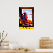 Spaanse Kunst Spanje Reisposterprint Poster (Keuken)