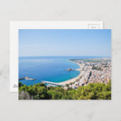 Spaanse kustlijn briefkaart (Voorkant / Achterkant)