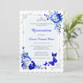 Spaanse Kwee Royal Silver Kaart (Staand voorkant)