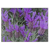 Spaanse lavendel bloeit bloemig snijplank (Voorkant)