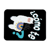 Spaanse leraar Grappige Llama Lover Alpaca Leuk ca Magneet (Horizontaal)
