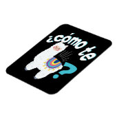 Spaanse leraar Grappige Llama Lover Alpaca Leuk ca Magneet (Linkerzijde)