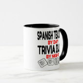 Spaanse leraar houdt van trivia mok (Voorkant rechts)