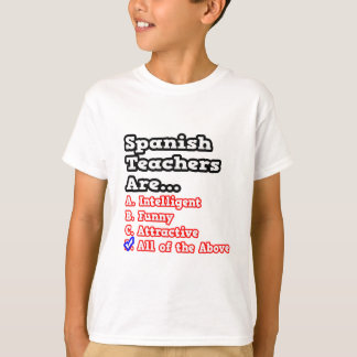 Spaanse leraar Quiz...Joke T-shirt