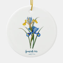 Spaanse lis door Pierre-Joseph Redouté Keramisch Ornament