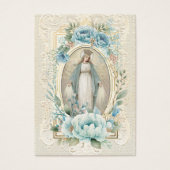 Spaanse Maagd Mary Funeral Memorial Prayer Kaart (Voorkant)