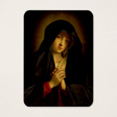 Spaanse maagd Mary Prayer Memorare Heilige Kaart (Voorkant)