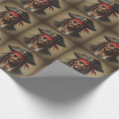 Spaanse Maine Pirate Chieftain Cadeaupapier (Hoek)