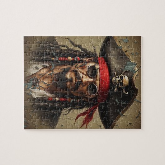Spaanse Maine Pirate Chieftain Legpuzzel (Horizontaal)