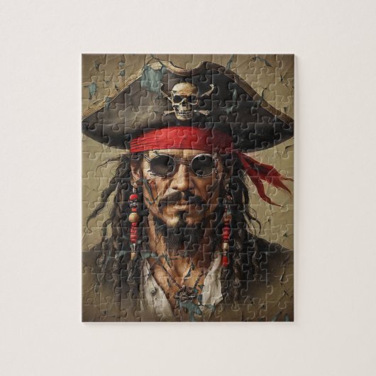 Spaanse Maine Pirate Chieftain Legpuzzel (Verticaal)