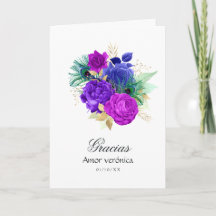 Spaanse Mardi Gras Watercolor Bloem Quinceañera