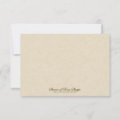 Spaanse Maria Katholieke dank u condoleance Bedankkaart (Achterkant)