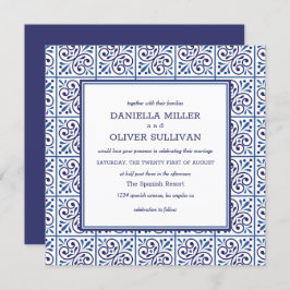 Spaanse marinevertrouwde op mediterrane Tegel Kaart