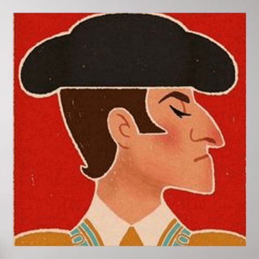 Spaanse Matador Spanje | Poster (Voorkant)
