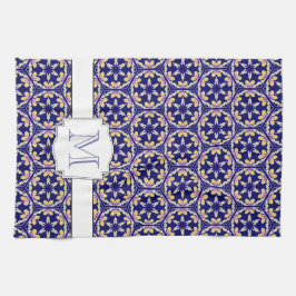 Spaanse mediterrane stijl | Gezinsmonogram Theedoek