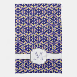 Spaanse mediterrane stijl | Gezinsmonogram Theedoek