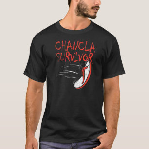 Spaanse Mexicaanse Humor Red Flip Flop Chancla Sur T-shirt