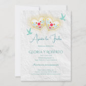 Spaanse, Mexicaanse pastelhartjes Duiven redden de Kaart (Voorkant)