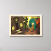 Spaanse missie Abstracte kunst Canvas Afdruk (Voorkant)