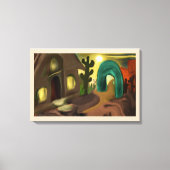 Spaanse missie Abstracte kunst Canvas Afdruk (Voorkant)