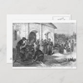 Spaanse missie van de Alamo Briefkaart (Voorkant / Achterkant)