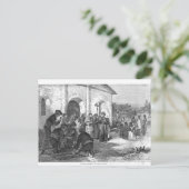 Spaanse missie van de Alamo Briefkaart (Staand voorkant)