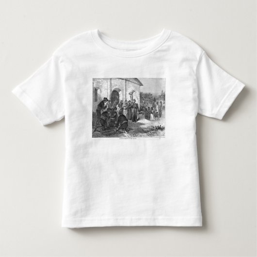 Spaanse missie van de Alamo Kinder Shirts (Voorkant)