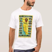 Spaanse missies van Californië T-shirt (Voorkant)