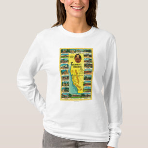 Spaanse missies van Californië T-shirt