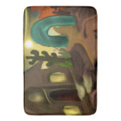 Spaanse Mission Southwestern Abstracte Art Badmat (Voorkant Verticaal)